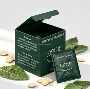 Tisane Naturelle de Feuilles de Molène pour la Détoxification Pulmonaire et le Soutien <span class=keywords><strong>Respiratoire</strong></span>, Tisane aux Herbes pour Fumeurs, Nettoyage du Mucus, Thé Bien-être au Ginseng, 15 Sachets - Product Image 1