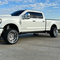 Jante de camion forgée et polie à déport profond 24*12 pouces 6x139.7 8x170 8x180 8x165.1 pour Ford F150 F250 GMC Chevy RAM 2500 1500