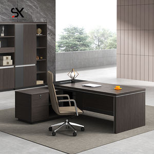 Ceo'su yönetici masa üstü üreticileri OEM Premium ofis mobilya yöneticisi masası ahşap Modern popüler ofis ekonomik tasarım - Product Image 4