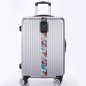 <span class=keywords><strong>Sangle</strong></span> de bagage/ceinture à bagages avec logo personnalisé OEM ODM, accessoires de voyage robustes et tendance, avec serrure TSA et mots de passe - Product Image 2