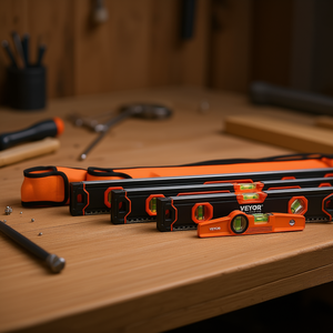 Juego de 4 Niveles Torpedo Veyor de 48, 24, 16 y 10 Pulgadas, Magnéticos, de Aleación de Aluminio, con Viales de Burbujas Fluorescentes para Proyectos de Bricolaje - Product Image 2