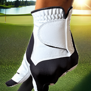 Guantes de Golf de Cuero Genuino Transpirables y Antideslizantes de Primera Calidad con Logotipo Personalizado, Cierre de Gancho y Bucle, Guantes Deportivos para Hombre - Product Image 2