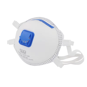 Masker debu bubuk industri pola datar Respirator tipe cangkir KN95 dengan kepala Anti bau dipasang untuk penutup debu pemoles tambang batu bara - Product Image 1