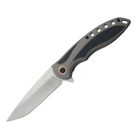 Couteau pliant multifonctionnel de qualité industrielle pour l'extérieur, avec poignée en oxyde d'aluminium et lame 3CR, couteau de poche portable