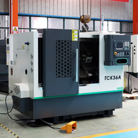 Tour CNC à banc incliné TCK36A, centre de tournage haute précision, machine-outil automatique pour le travail des métaux