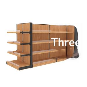 מדפי תצוגה מתכווננים ממתכת לחנויות סופרמרקט, מדפי סחורות כבדים בהתאמה אישית, התקנה באתר - Product Image 5