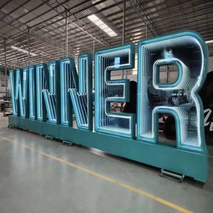 Specchio a LED RGB Personalizzato a Forma <span class=keywords><strong>di</strong></span> Stella con Effetto <span class=keywords><strong>Infinito</strong></span> per Eventi e Feste - Product Image 3