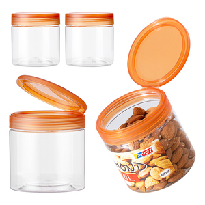 400ml 500ml 600ml 700ml 800ml 900ml <span class=keywords><strong>1000ml</strong></span> xi lanh rõ ràng nhựa <span class=keywords><strong>Jar</strong></span> container với lật đầu cho thực phẩm lưu trữ Pet kẹo <span class=keywords><strong>Jar</strong></span> - Product Image 2