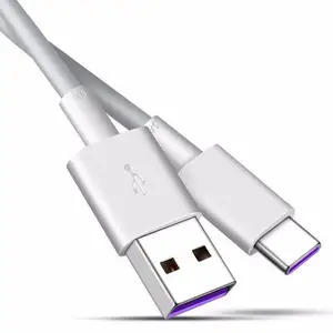 5A super fast charging Type-C USB Datenkabel TPE Handykabel Flash-Charge Telefon-Ladekabel für Huawei