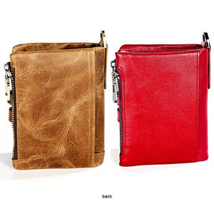 Portefeuille en cuir PU de fournisseur OEM chinois, designs de mode innovants, organiseur de sacs à main pour hommes, femmes et dames, à deux ou trois volets - Product Image 3