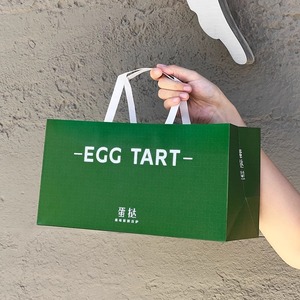 Benutzer definierte Logo Square Egg Tart Cake Einweg verpackung Langlebig <span class=keywords><strong>2</strong></span>-6 PCS Kraft Pappkarton Starr zum Backen von Eierkuchen - Product Image 6