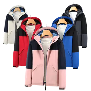 High quality 2022 Custom Outdoor brushed plus size men's jackets waterproof comfortable puffer jacket