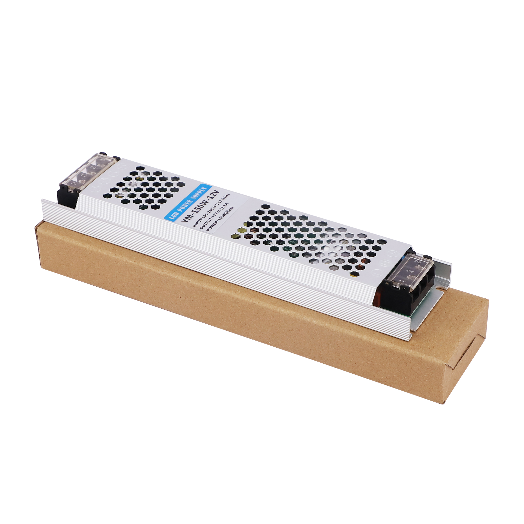 Ультратонкий и тонкий импульсный источник питания 150 Вт а 12 В с одним выходом