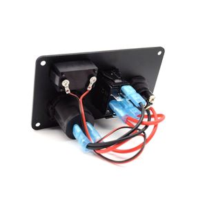 गोल्फ कार्ट 4 में इग्निशन बटन के साथ 1 मल्टी-फंक्शनल पैनल, 12v qc3.0 यूएसबी चार्जर सॉकेट, रॉकेट स्विच और वोल्टमीटर - Product Image 6