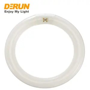 Tubo fluorescente circular 22W 28W 32W 40W 55W G10Q Base T5 T6 T9 Anillo de luz de tubo Lámpara de techo redonda grande,