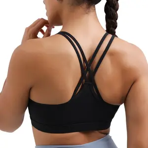 新款性感运动文胸定制标志女性高支撑运动文胸