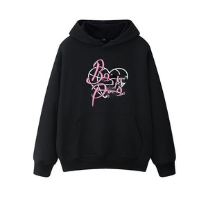 เสื้อฮู้ดดี้ผ้าฝ้ายยูนิเซ็กซ์ ลายไอดอล <span class=keywords><strong>KPOP</strong></span> ขายส่งสำหรับผู้ใหญ่ สำหรับฤดูใบไม้ผลิและฤดูหนาว - Product Image 5