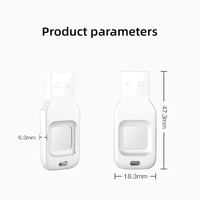 Mini clé USB 32 go 64 go en plastique, lecteur Flash crypté par empreinte digitale avec Logo personnalisé, lecture/écriture haute vitesse, disque USB 128 go plus sécurisé