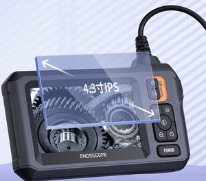 1080P Industrial Endoscope <b>Camera</b> 4.3 Inch Screen Waterproof CMOS Inspection <b>Camera</b> Night Vision for Pipe Inspection - Product Image 3