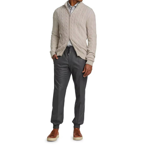 <span class=keywords><strong>Cardigan</strong></span> da Uomo in Cashmere Lavorato a Maglia con Zip QS1212A192 a Prezzo all'Ingrosso - Product Image 3