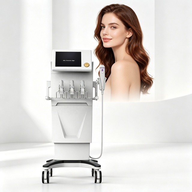 Table Safe SMAS Portable Hifu Anti Wrinkle Equipment Ultrasound Face Lift Machine HiFu for Wrinkles Removal Face Clean Machine