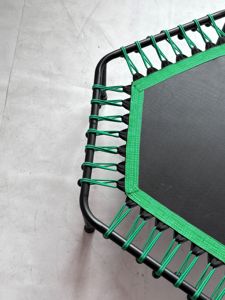 Trampolín Hexagonal azul Jingyi de 40 pulgadas para niños/adultos Unisex interior/exterior Bungee Jumping sin red de seguridad hecha de PP - Product Image 3