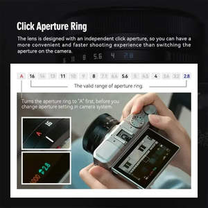 Ttartisan เลนส์กล้องโฟกัสอัตโนมัติ F2.8 27มม., สำหรับเลนส์กล้อง Nikon ติดตั้งสำหรับ Fuji x Fujifilm <span class=keywords><strong>XF</strong></span> สำหรับ Sony E Xt100 Xa7สำหรับเลนส์ตา - Product Image 3