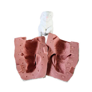 Nuovi Stampi <span class=keywords><strong>in</strong></span> Silicone e Fibra di Vetro per Statue di Animali <span class=keywords><strong>in</strong></span> <span class=keywords><strong>Cemento</strong></span>, Stampi <span class=keywords><strong>in</strong></span> Gomma per Statue da Giardino di Conigli - Product Image 3