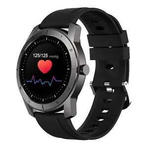 Pulsera inteligente SWL S8T con temperatura corporal, pantalla redonda, BT, frecuencia cardíaca, presión arterial, deportes, gran oferta transfronteriza