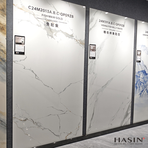 Pavimento moderno <span class=keywords><strong>in</strong></span> pietra sinterizzata 1200x2400mm <span class=keywords><strong>in</strong></span> <span class=keywords><strong>marmo</strong></span> bianco porcellana muro di pietra artificiale lastre per soggiorno sfondo - Product Image 4