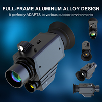 Nouvel appareil de vision nocturne thermique infrarouge 4K exclusif, grossissement 7X, portée de 320 m, 5 niveaux de luminosité pour l'extérieur