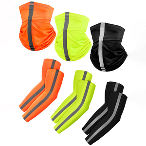 FQC Bandana de sécurité réfléchissant et Protection UV Sangle réfléchissante Manchons de bras Manchon de bras de refroidissement Masque facial respirant - Product Image 1