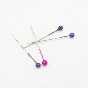 Colored Beaded <b>Pins</b> 800 Pieces Per Box Round Head 8 Mm General Use - Product Image 4
