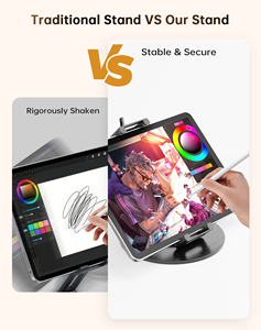 Supporto da pavimento per tablet con braccio allungabile, alternativa stabile e girevole al supporto per monitor da scrivania, per uso commerciale - Product Image 6