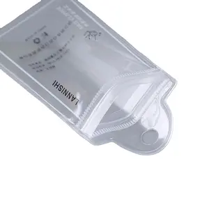 2023 small resealable 0.1mm thickness laminated matte clear jewelry ziplock bag zipped lock grip seal