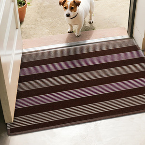 Tapete de Entrada para Interiores Teslin, Diseño Moderno Rectangular, Tapete Antideslizante de PVC para Uso en el Hogar - Product Image 3