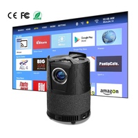 Projecteur LED intelligent Android mini portable Pico 1080P 4K OEM/ODM avec Wi-Fi double bande, 2 Go de RAM, 7500 lumens