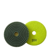 Disques de polissage diamantés flexibles en résine de 4 pouces pour granit, haute qualité