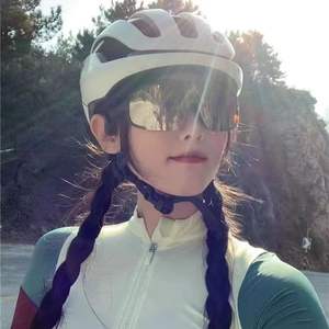 Gafas Deportivas Just Studio UV375 Tipo 3, Marco Negro de PC, Lentes AC Antideslizantes para Mujer, Ciclismo, Montañismo al Aire Libre - Product Image 3