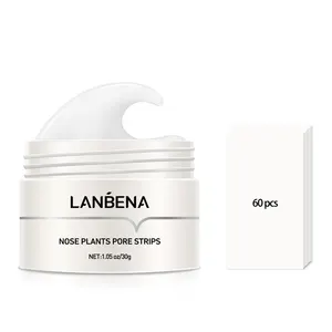 LANBENA Mặt Nạ Kem Lột Mụn Đầu Đen Tự Nhiên Chính Hãng 100% Của Nhà Sản Xuất Mặt Nạ Lột Mụn Đầu Đen Lỗ Chân Lông Mũi Dải Loại Bỏ