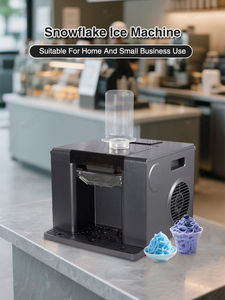 Desktop piccola macchina a fiocco di neve frantoio per ghiaccio rasato a fiocco di neve 220v 110v macchina per ghiaccio da <span class=keywords><strong>cucina</strong></span> usa ghiaccio rasato casa <span class=keywords><strong>Snack</strong></span> Bar - Product Image 6
