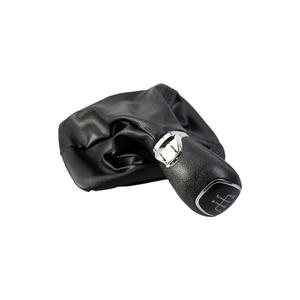 Pommeau de levier de vitesse manuel en cuir, 5 ou 6 vitesses, pour Skoda Octavia Fabia MK1, accessoires de voiture à transmission manuelle - Product Image 4