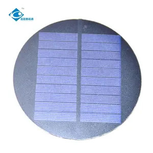 Innovative Product 6V ETFE/PET Semi Solar Panel Charger ZW-Dia120-PET Thin Film Flexible Poly Solar Panel