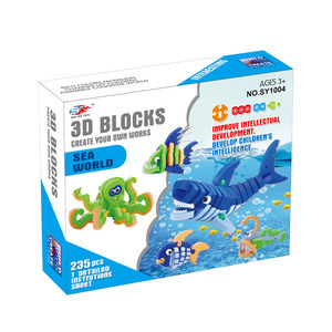 235 pezzo di pesce del mondo del mare 3D blocchi di schiuma EVA per bambini - Product Image 3