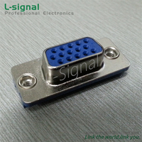 Conector VGA15 D-Sub DB15 Delgado SMT Hembra para Portátil, Gran Venta
