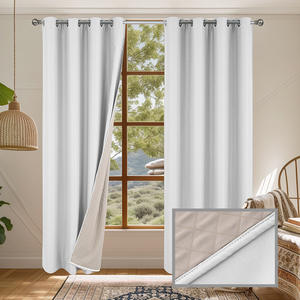 Nouveau à la mode hiver plus chaud <span class=keywords><strong>rideau</strong></span> <span class=keywords><strong>occultant</strong></span> épais chaud rideaux occultants rideaux <span class=keywords><strong>Double</strong></span> couche - Product Image 2