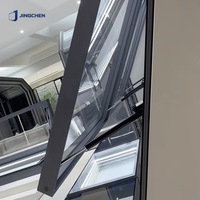 JINGCHEN - Ventana de Techo de Aluminio con Rotura de Puente Térmico, Ventana Abatible con Doble Acristalamiento Low-E, Insonorizada e Impermeable, Personalizada para Ático