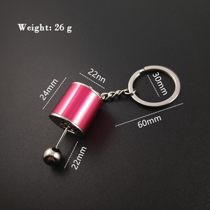 Produttore Professionale di Portachiavi Personalizzati a Forma di Leva del Cambio, Portachiavi in Metallo con Ingranaggi Mobili per Modifica Auto - Product Image 3