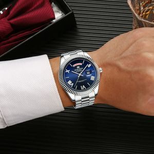 Nouvelle montre pour homme 2026, style luxueux, haute qualité, <span class=keywords><strong>bracelet</strong></span> en acier inoxydable <span class=keywords><strong>massif</strong></span>, mouvement à quartz, série de plongée, montres pour hommes d'affaires - Product Image 2