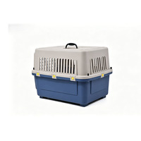 Cage de transport aérien professionnelle pour animaux de compagnie, coque rigide, pour chiens et chats, poignée ergonomique, ventilée et respirante, idéale pour l'extérieur